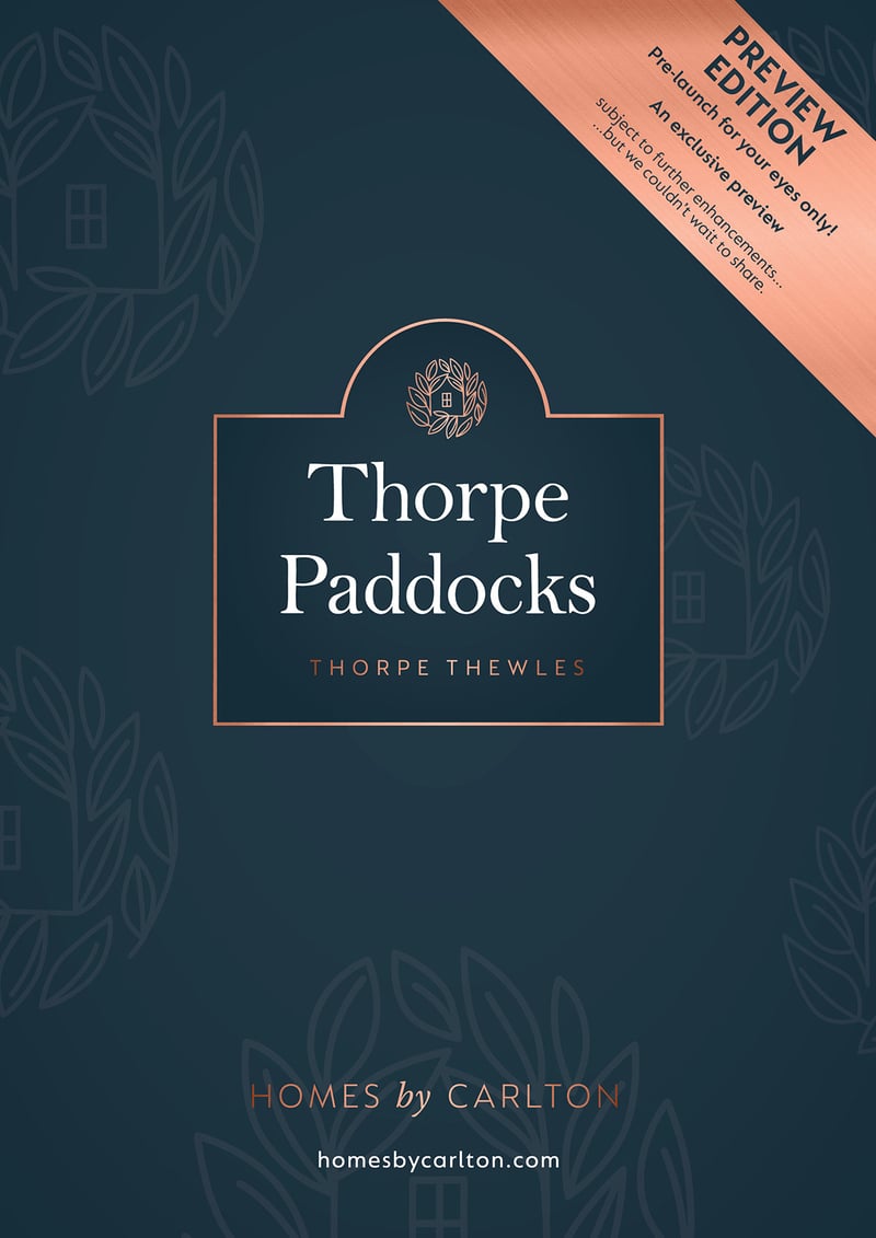 Thorpe Paddocks New houses for sale, Thorpe Thewles Homes by Carlton